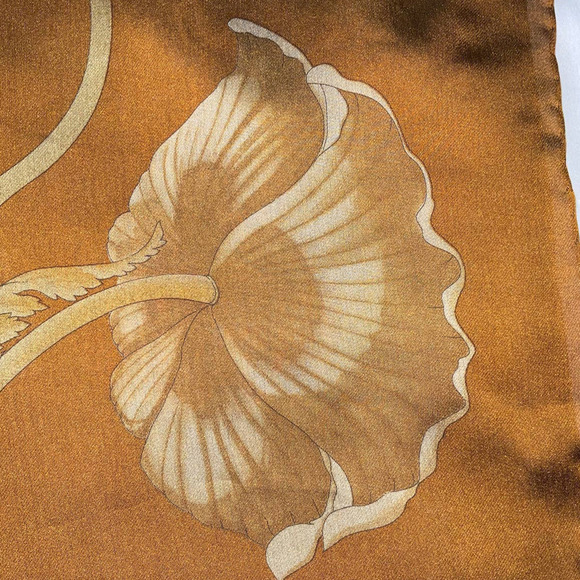 Salvatore Ferragamo Rectangular Silk Scarf 16”x 54” - Picture 8 of 15